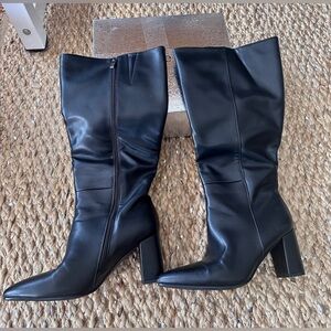 Aizhenzm Black boots for women- Knee-High Boots BRAND NEW IN BOX! Sz 10 W NWT